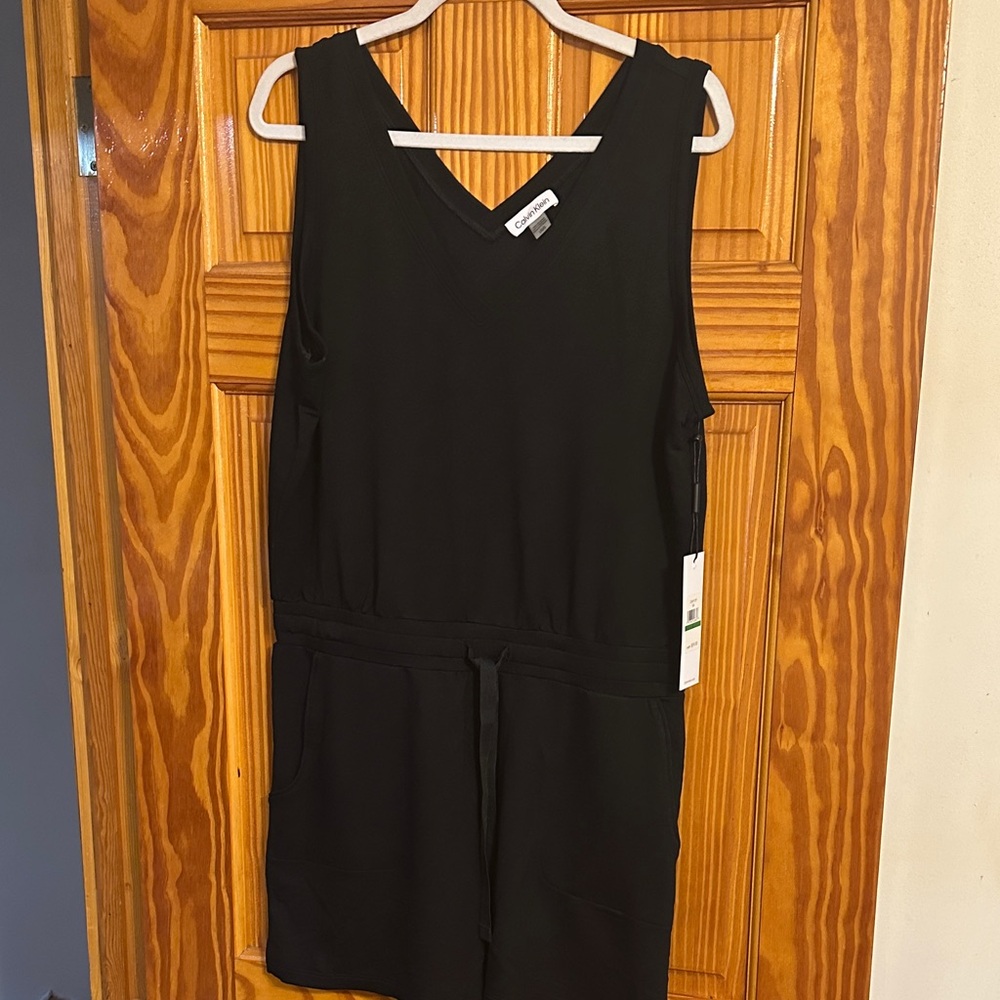 Black Sleeveless Romper